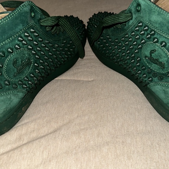 Green Louboutin Sneakers - Picture 5 of 5
